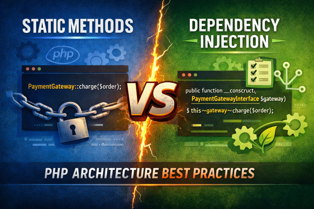 Why Static Methods in PHP Are Dangerous (and What to Use Instead)